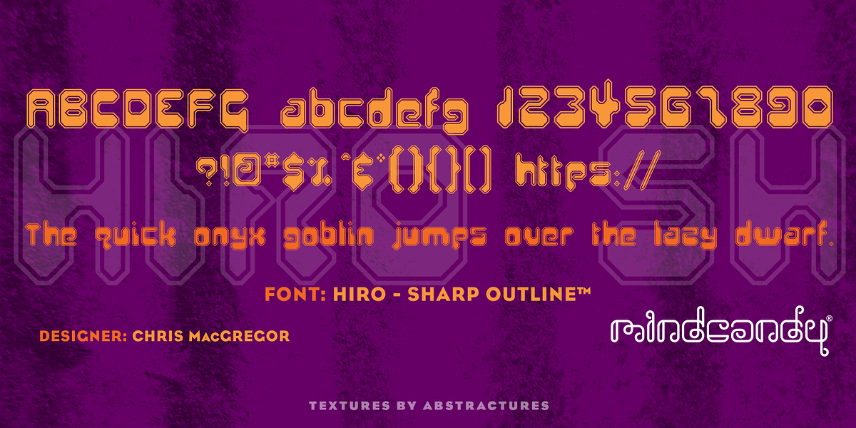 Hiro™, a Font by MINDCANDY (Photo 6 of 6)