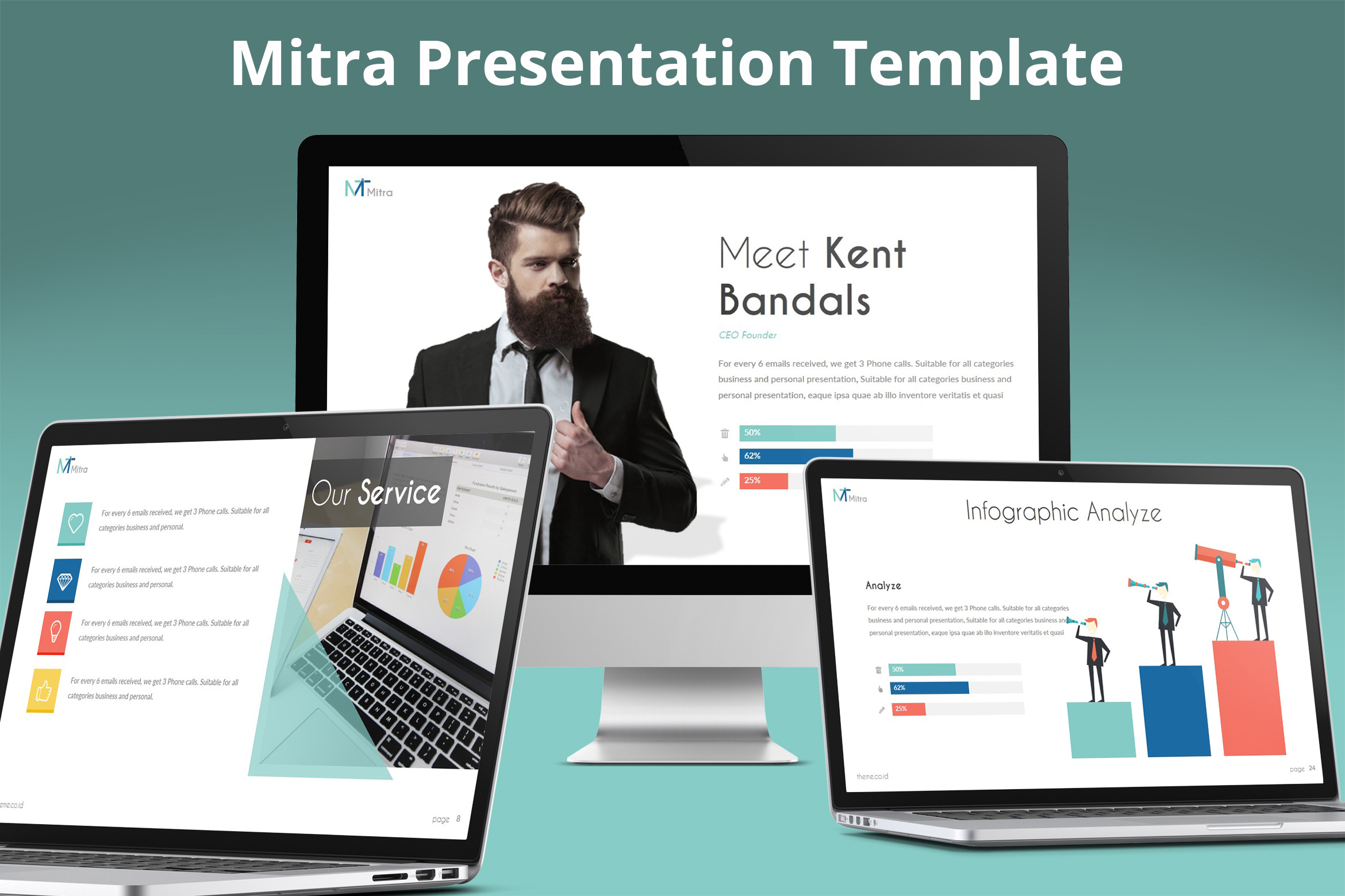 Mitra - Powerpoint Template | Presentation Templates ~ Creative Market