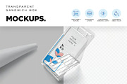 Plastic Sandwich Packaging Mockup, a Packaging Mockup by megostudi0 (Thumbnail 3 of 7)