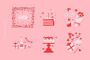 Birthday girl, an Object Illustration by katieromanoff_art (Thumbnail 5 of 9)