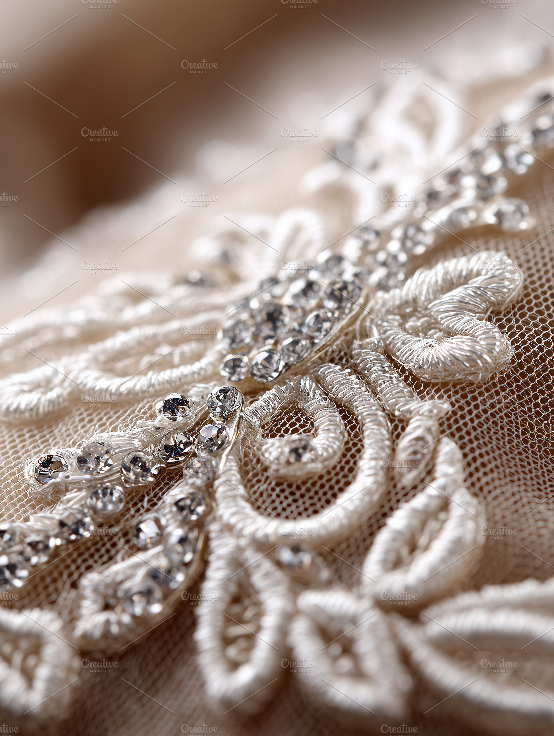 Luxurious embroidered lace, a Beauty & Fashion Photo by MistyDay