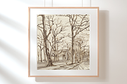 Hand drawn Tree Sketch Wall Art, a Decorative Illustration by Pink_bloom (Thumbnail 6 of 8)