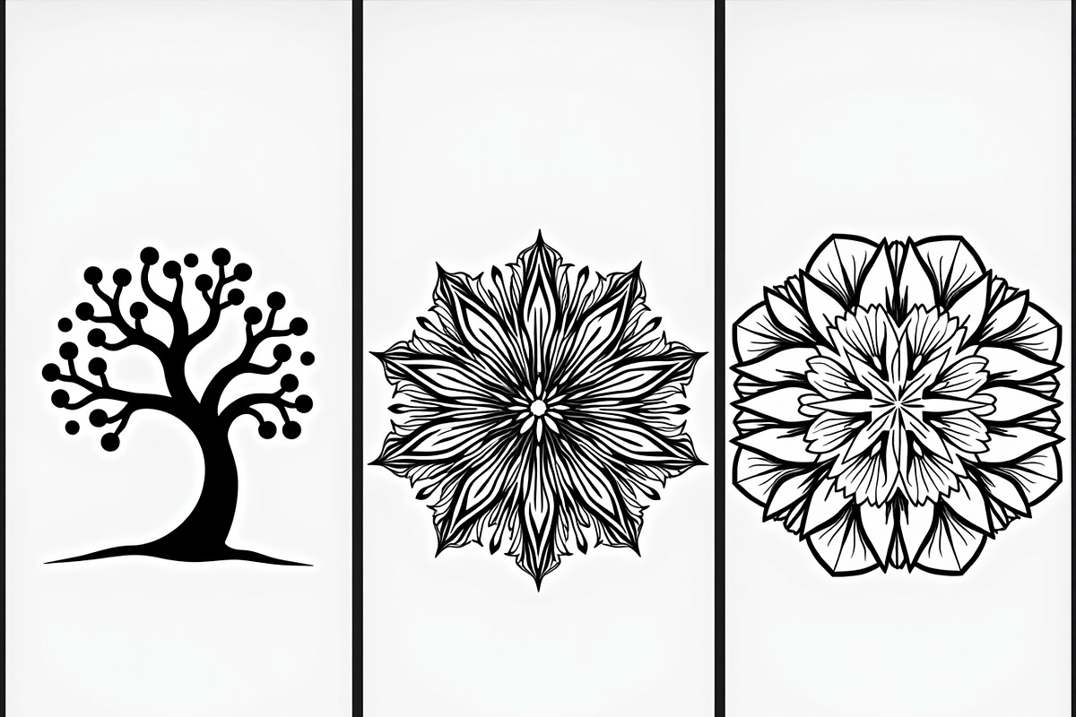 Decorative Tree Floral Nature Tile, a Decorative Illustration by Artivon (Photo 23 of 23)