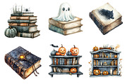 Books & Halloween Clipart, an Illustration by Dream Creation (Thumbnail 2 of 6)