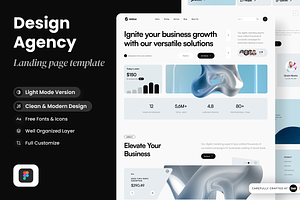 Digital Marketing Landing Page, a Landing Page Template by SLAB! Design