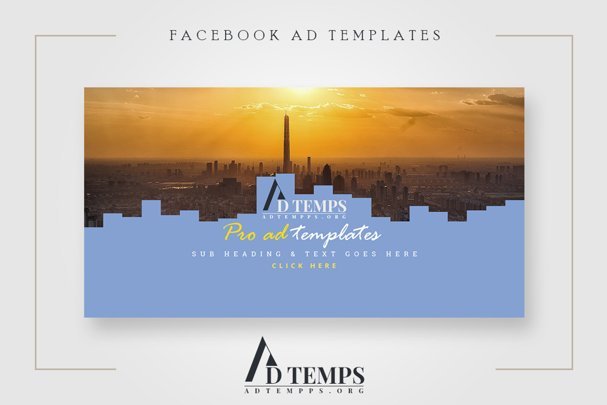 Facebook Ad Template Pack 01, a Social Media Template by pmvch (Photo 7 of 10)
