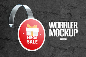 Wobbler Mockup, a Graphic by rebrandy