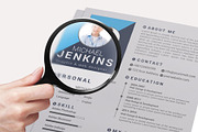 Resume Template and Cover Letter, a Resume Template by designvillage (Thumbnail 11 of 13)