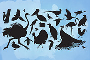 Bird Silhouettes, an Illustration by Cheeky Lemons (Thumbnail 2 of 2)