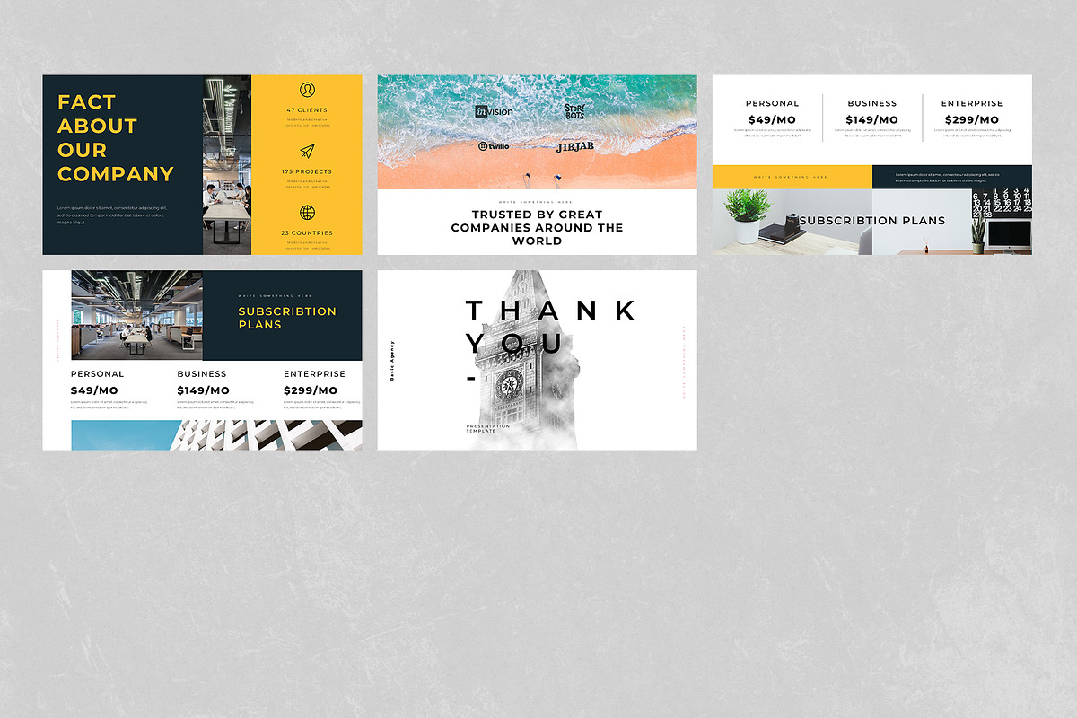 Studio - PowerPoint Template, a Presentation Template by Bervisual