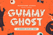 Gummy Ghost - Display Font, a Script Font by Alpaprana (Thumbnail 1 of 10)
