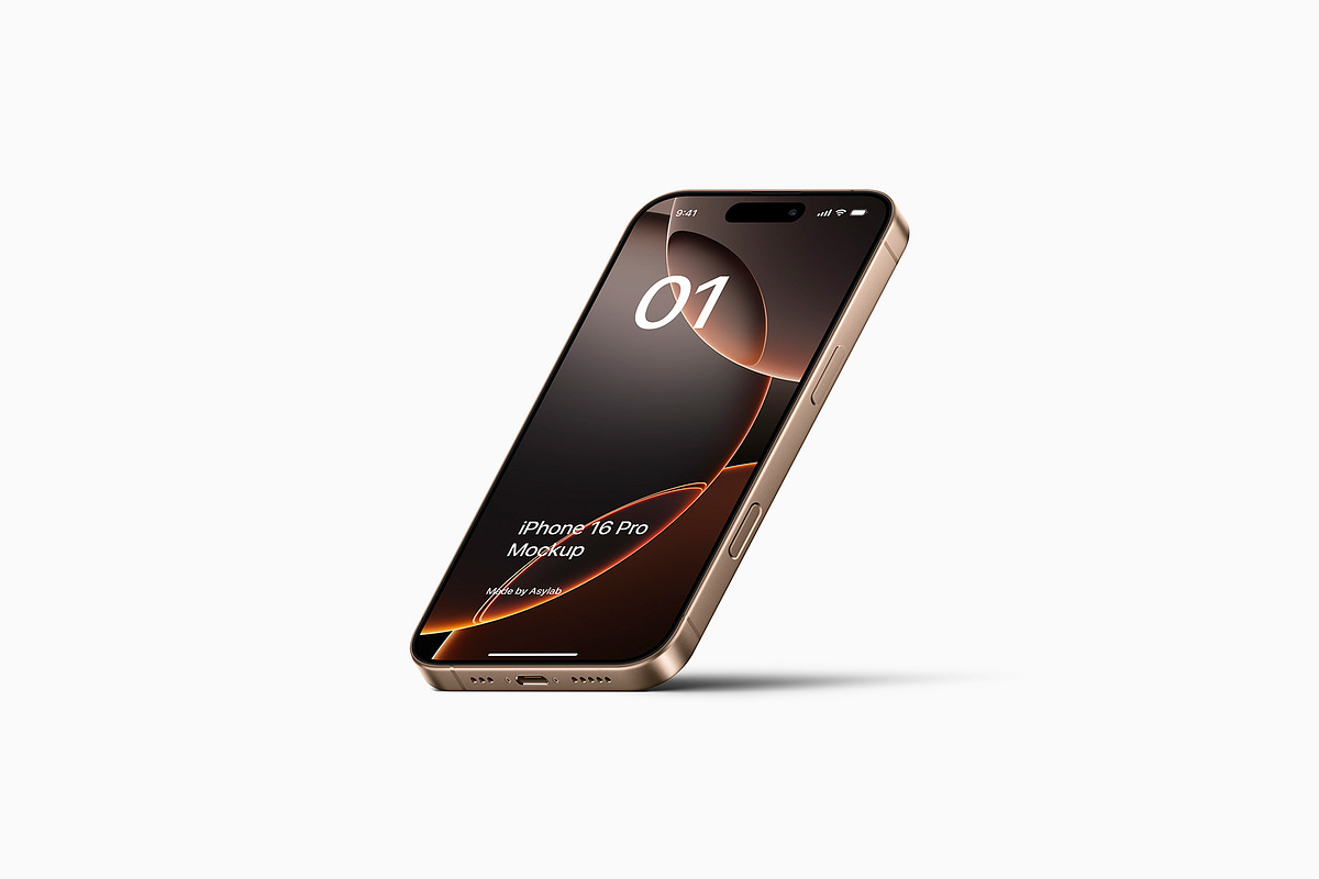 iPhone 16 Pro - 24 Mockups Scenes, an iPhone Mockup by Asylab (Photo 30 of 58)