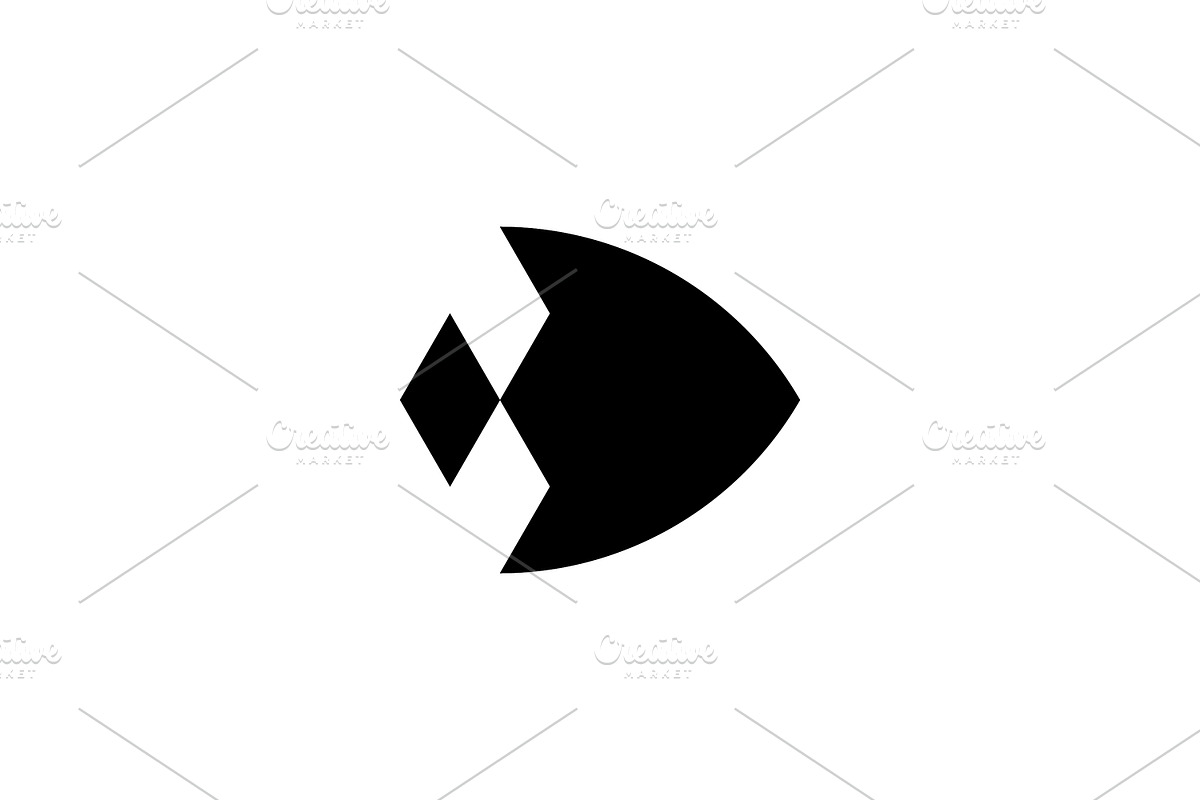Letter C Fish Diamond Logo, a Branding & Logo Template by ganuDESIGN (Photo 4 of 4)