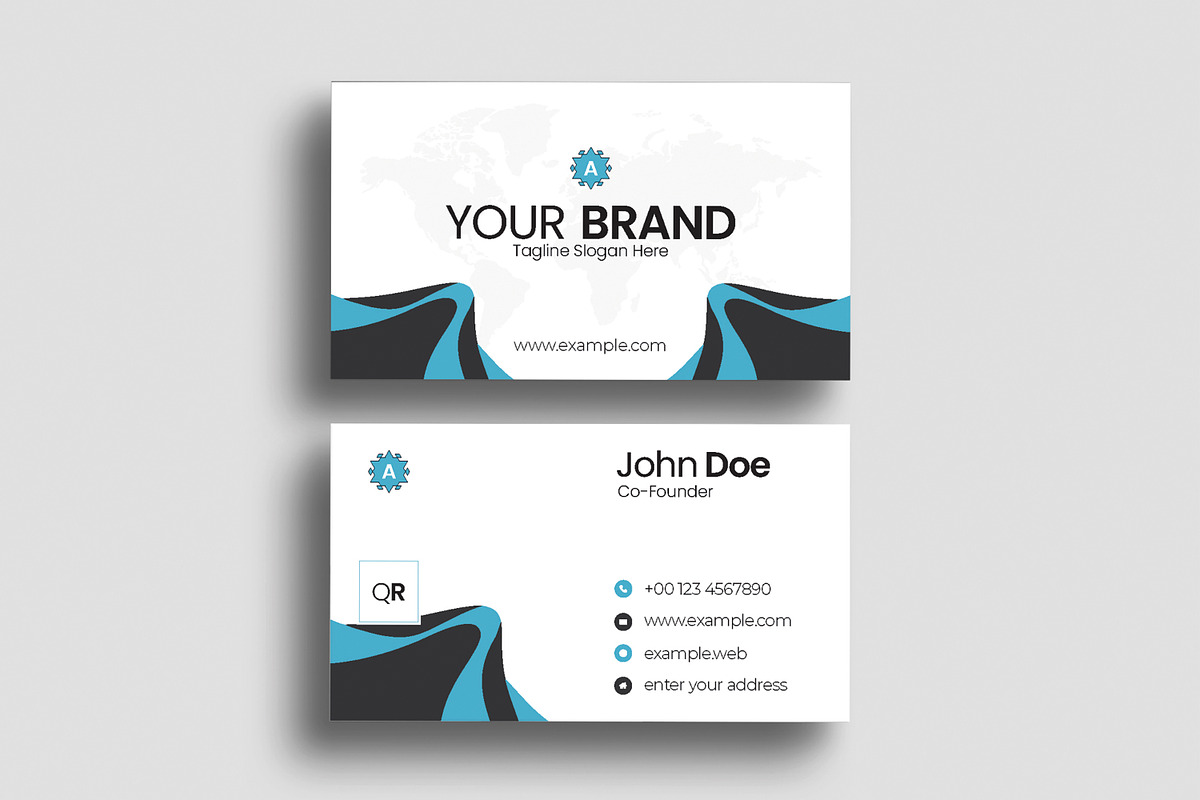 Business Card Template, a Business Card Template by MightyDesign (Photo 1 of 6)