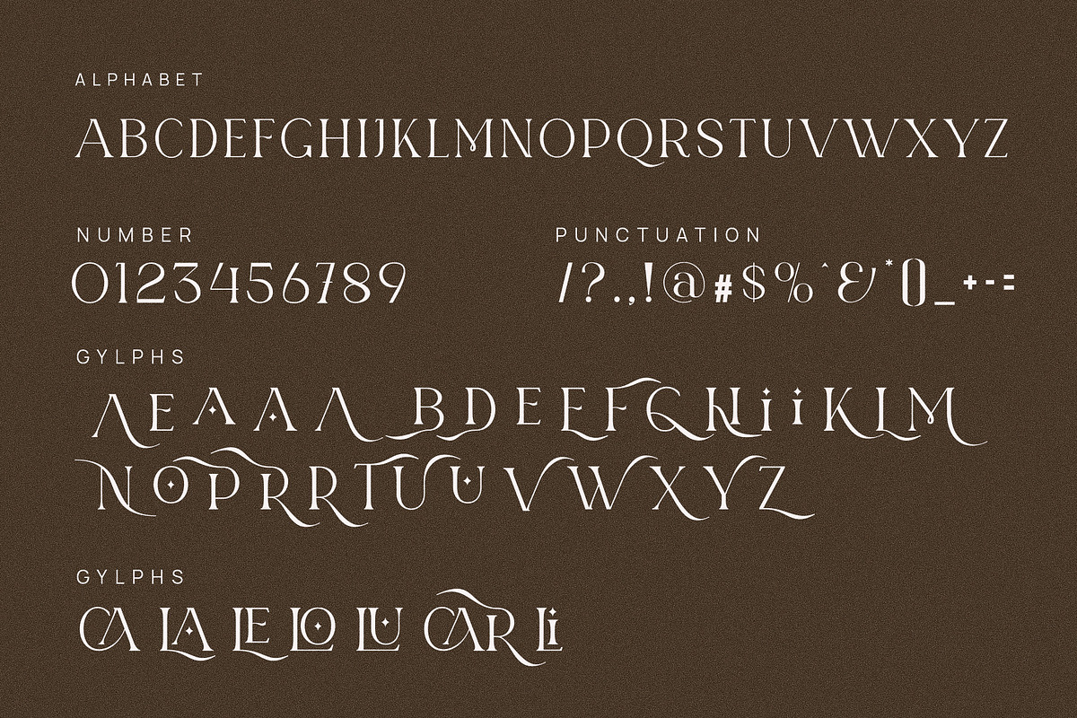 Micarlo Elegant Ligature Serif Font, a Serif Font by Perfectype (Photo 6 of 6)