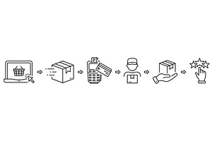 Purchase Guide Icons, an Object Illustration by Gentle Studio