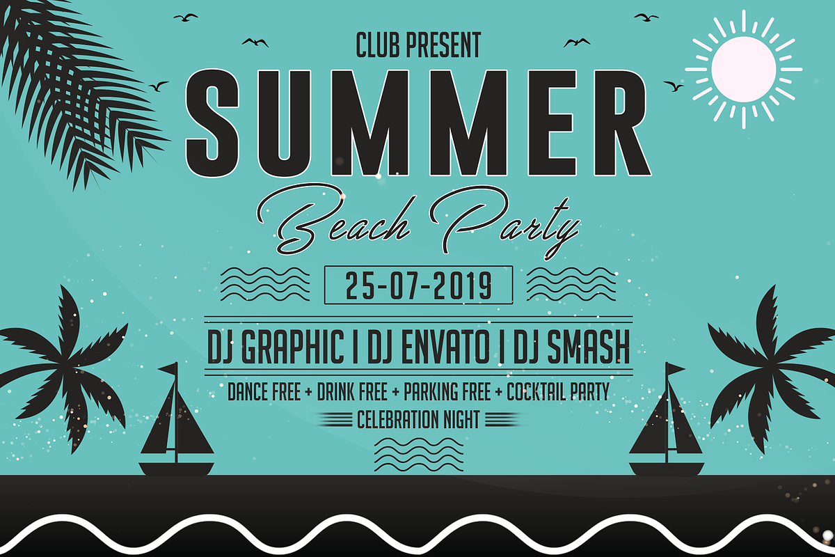 Summer Flyer, a Flyer Template by VaaniDesigns