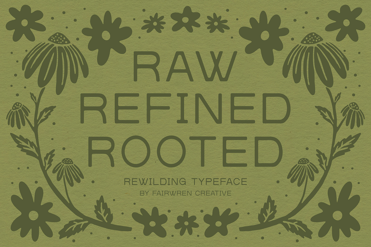 Rewilding, a Sans Serif Font by Fairwren Creative (Photo 4 of 9)