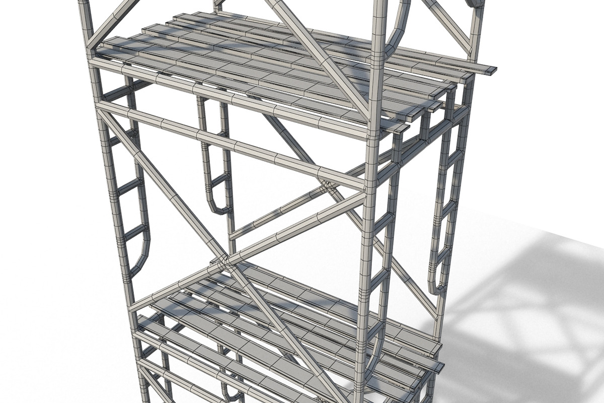 Scaffold, an Architecture 3D Model by Tedi Permana (Photo 6 of 6)