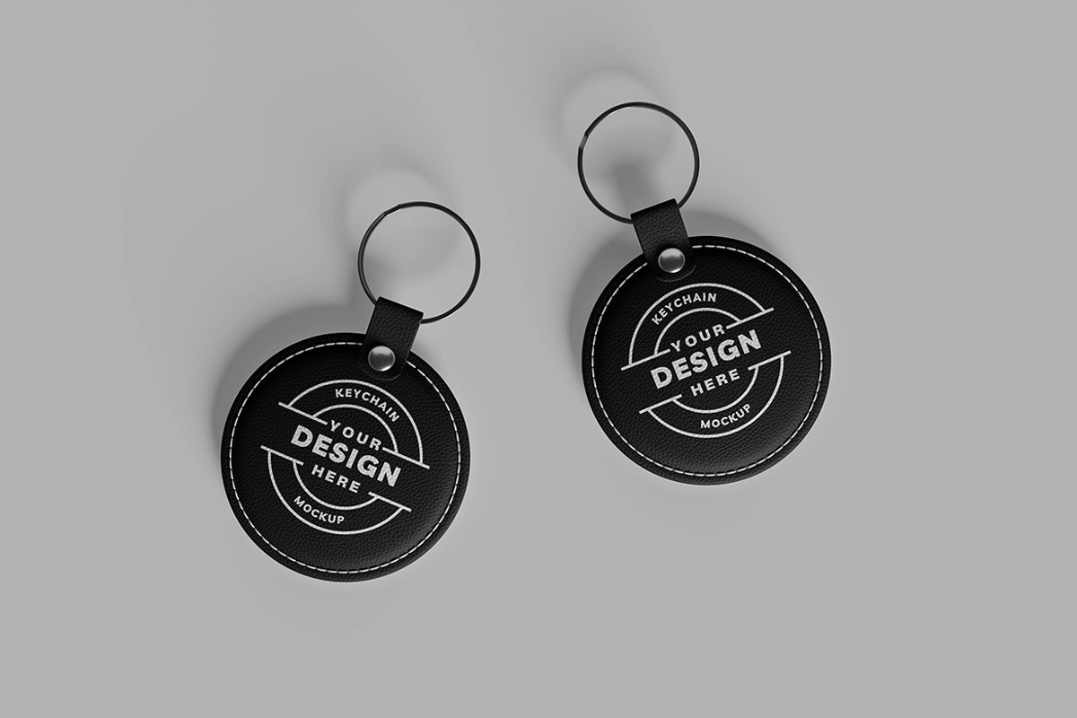 Keychain Mockup, a Merchandise Mockup by Indah (Photo 2 of 7)