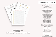 Gratitude planner Canva template, a Design Template by Cate Creates (Thumbnail 7 of 9)