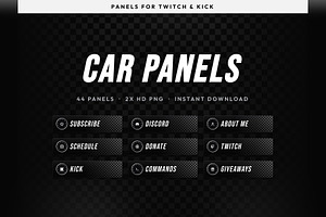 Car Twitch & Kick Panels