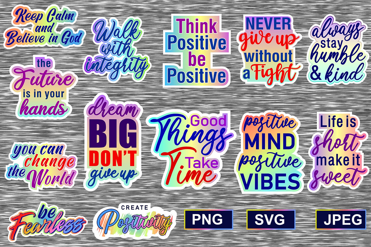 Inspirational & Motivational Bundle, an Object Graphic by D2PUTRI (Photo 16 of 27)