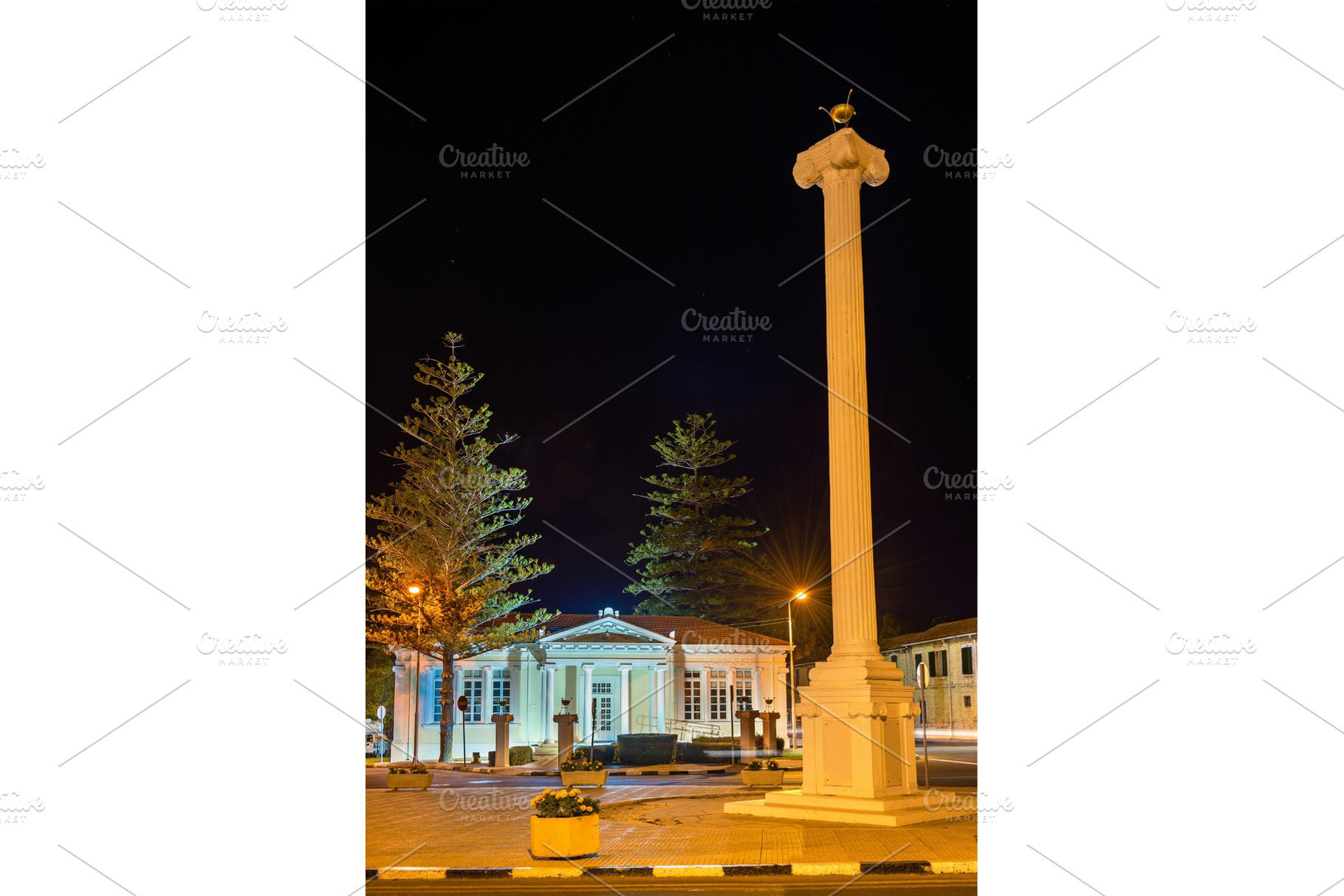 The 28th of october column in paphos cyprus featuring cyprus, paphos, and, an Architecture Photo by Leonid Andronov