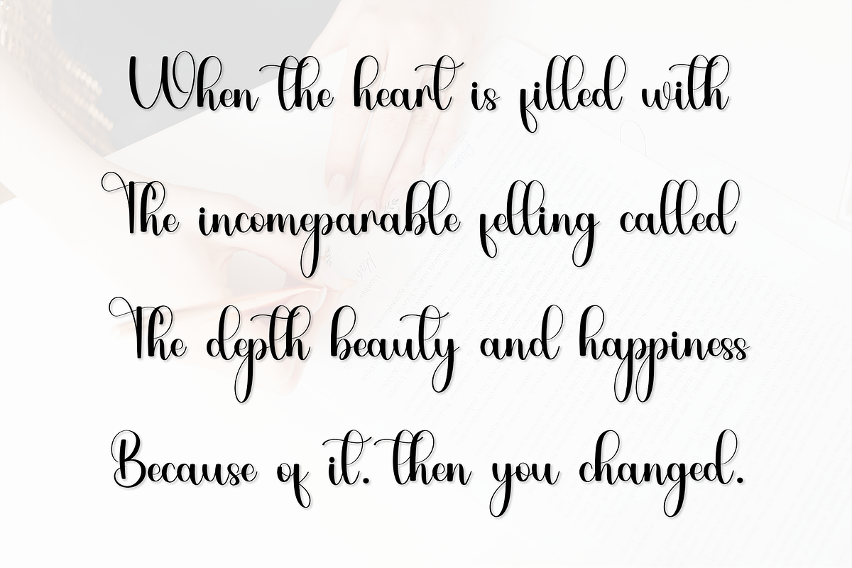 Alica, a Handwritten Font by FreshTypeINK (Photo 4 of 7)