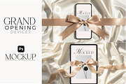 Grand Opening Apple Devices Mockup, an iPad Mockup by aana_flavs (Thumbnail 1 of 3)