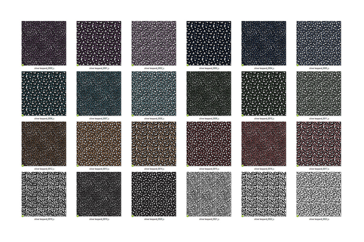 Silver Leopard Digital Paper