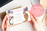 Cat Illustrations Watercolor Clipart, an Animal Illustration by Maria B. Paints (Thumbnail 2 of 2)