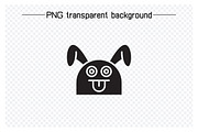 Cute Rabbit Emoticons Set, a Solid Icon by Designfour (Thumbnail 5 of 7)