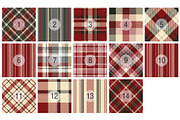 #43 Fabric Burgundy Pattern Plaids, a Pattern Graphic by Plaid4You (Thumbnail 2 of 8)