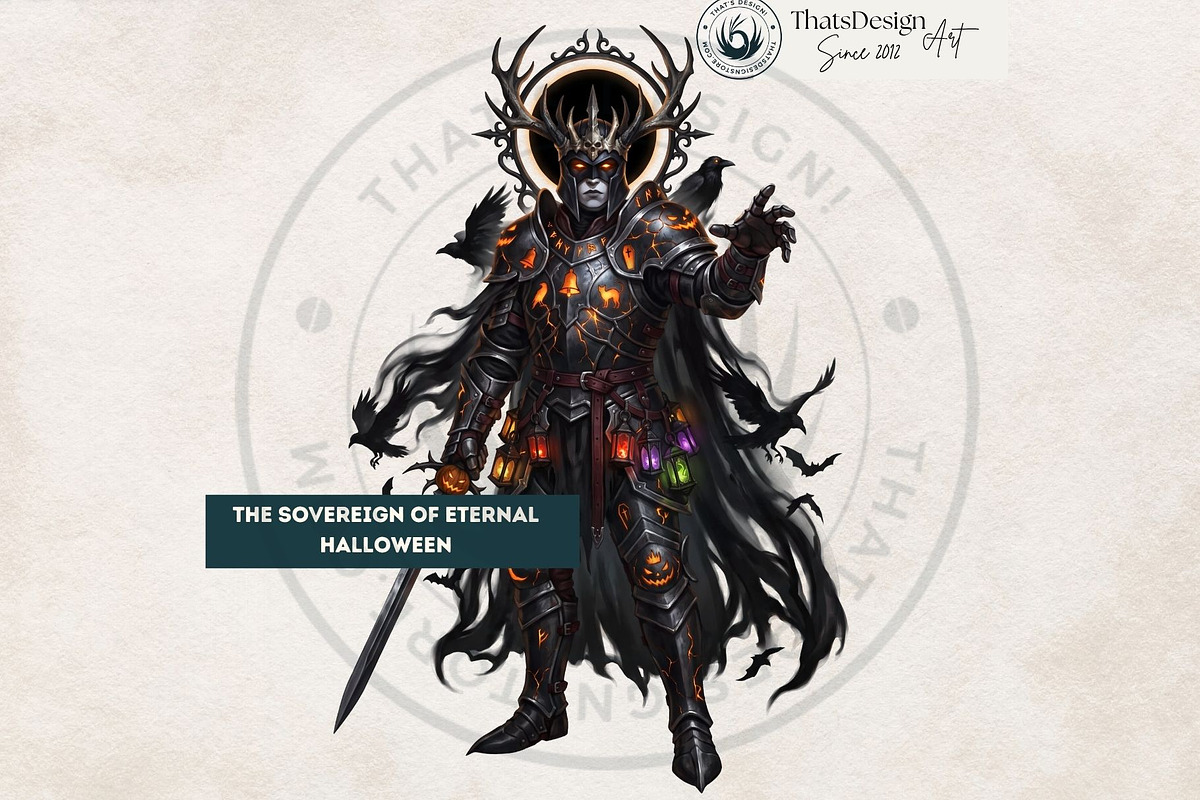 The Thirteenth Night Grimhollow Tale, a Seasonal Illustration by ThatsDesignArt (Photo 8 of 17)