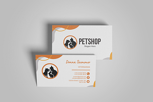 Pet Shop Business Card Design