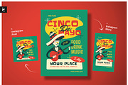 Green Cinco De Mayo Flyer, a Flyer Template by Neermana (Thumbnail 1 of 4)