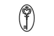 Vintage Key Frame SVG Bundle, an Illustration by Gaye Art (Thumbnail 12 of 31)