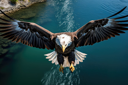 Bald Eagle Haliaeetus leucocephalus, a Photo by Iftikhar Alam