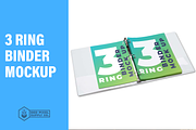 3 Ring Binder Mock UP, a Print Template by dedpixel supply co. (Thumbnail 1 of 2)