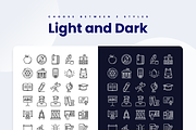 Education Icons, an Outline Icon by Slidesmash (Thumbnail 3 of 3)