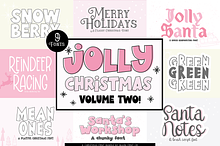 JOLLY CHRISTMAS FONT BUNDLE Vol. 2