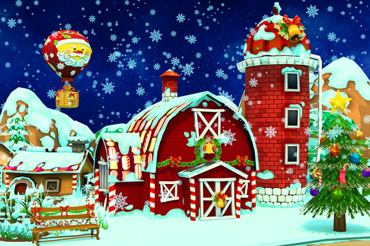 Cartoon Christmas Farm, an Environmental 3D Model by Souchenki (Photo 6 of 29)