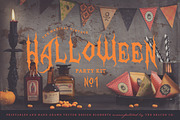 The Magical Halloween Party Kit, a Decorative Illustration by Anja Kaiser (Thumbnail 1 of 6)