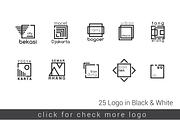 Minimal Square Logo - Hipster Line, a Branding & Logo Template by Sahade Studio (Thumbnail 4 of 17)