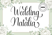 Wedding Natalia, a Script Font by Artkenza (Thumbnail 1 of 7)