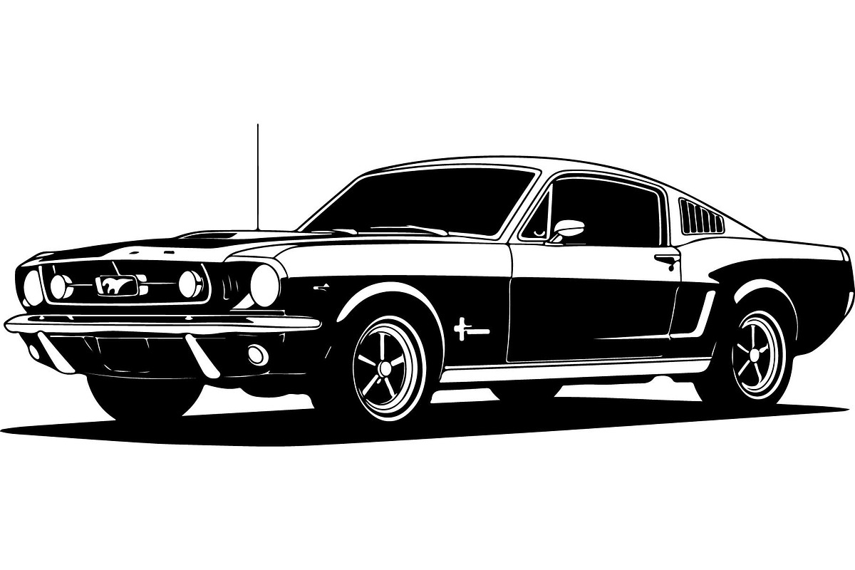 Classic Muscle Car SVG Bundle, an Object Graphic by Creativeshirt (Photo 8 of 13)