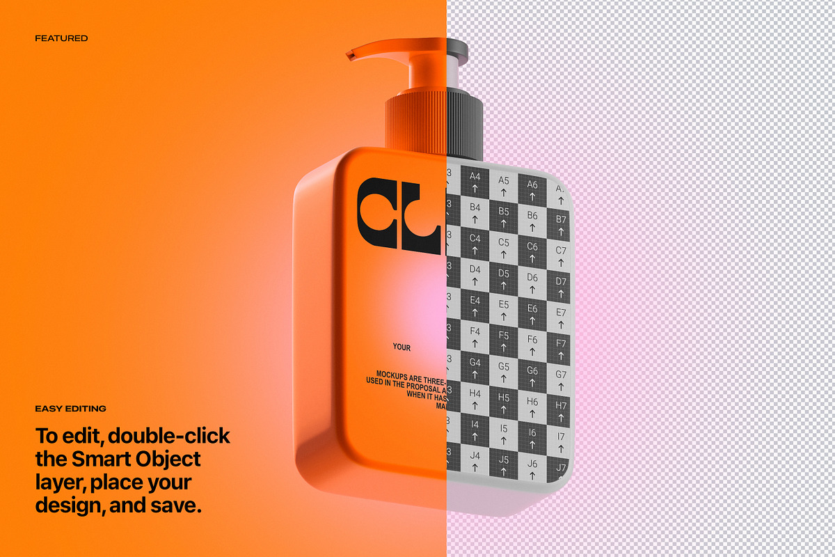 Pump Bottle Mockup Set, a Packaging Mockup by Renderteam (Photo 4 of 18)