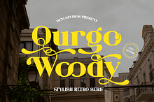 Qurgo Woody | Stylish Retro Serif