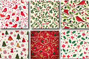 Christmas Patterns Christmas Paper, a Pattern Graphic by DreamCafeArt (Thumbnail 3 of 6)